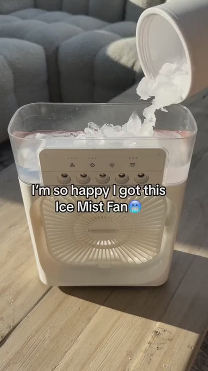 Mini AC Cooler Fan – USB Rechargeable | Summer Desk Fan